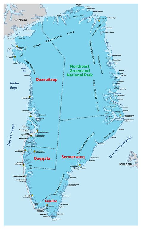 capital of greenland|map of greenland and iceland.